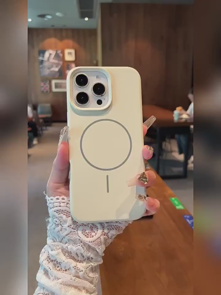 Magnetic Silicone Case for iPhone